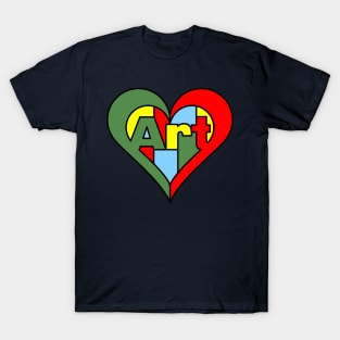 Art Heart T-Shirt